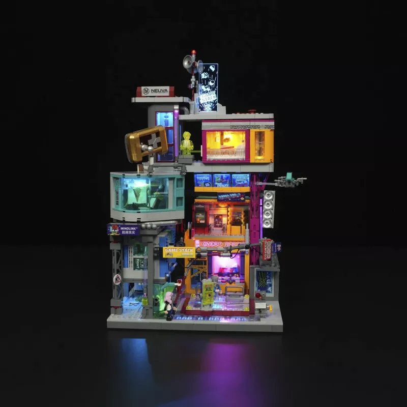 LUMIBRICKS Cyberpunk Neoncity Gamestack LED-neonbord