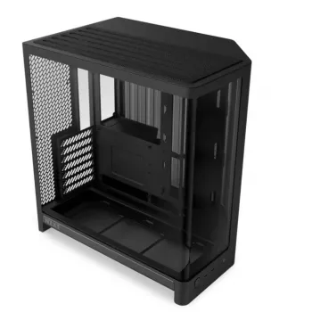 NZXT H6 2026 Mid-Tower Airflow Gaming-behuizing Zwart Tempered Glass