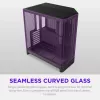 NZXT H6 2026 Mid-Tower Airflow Gaming-behuizing Zwart Tempered Glass