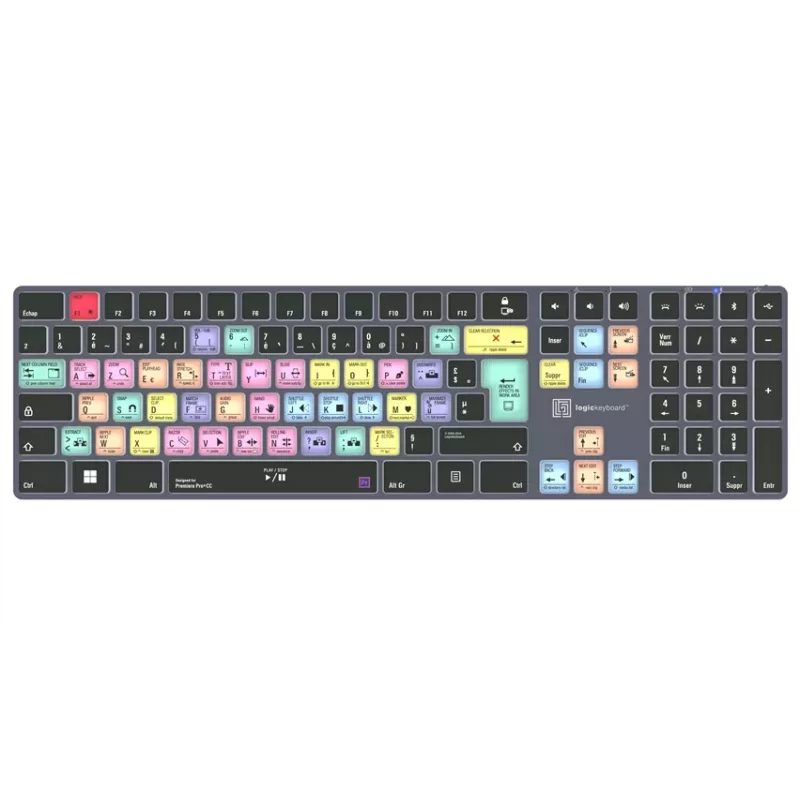 Logickeyboard Adobe Premiere Pro CC Titan FR PC-toetsenbord
