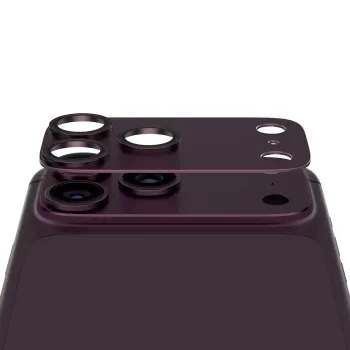 PanzerGlass Fender Cameralensbescherming voor iPhone 18 Pro Max - Donker kersrood