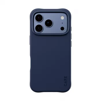 CARE by PanzerGlass Samba Case voor iPhone 17/18 Pro, Italian Blue, MagSafe