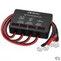 Qoltec 48V batterij-balancer voor 4 x 12V batterijen | 10A | AGM GEL LiFePO4 | LED