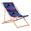 GRB GreenBlue GB183 Classic ligstoel van beukenhout met toekanmotief