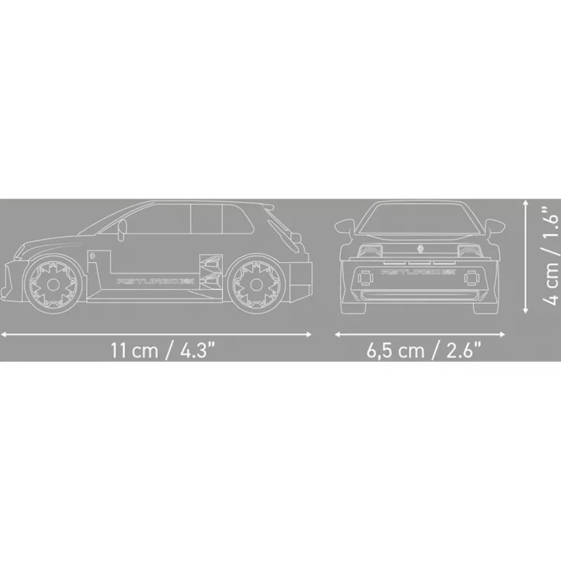 COBI Renault 5 Turbo 3E bouwstenenset schaal 1:35 (216 onderdelen)