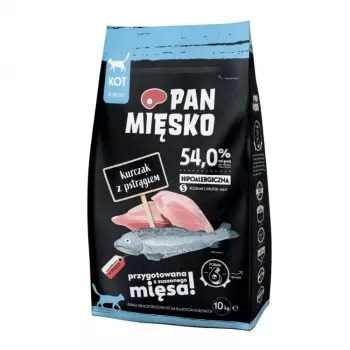 PMI Pan Mięsko kip met forel S droogvoer voor katten - 10kg