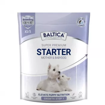 BALTICA Super Premium startvoer voor puppy's XS/S 1kg – lam & rijst droogvoer voor zeer kleine & kleine rassen