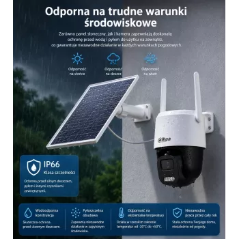 DAHUA BP5E 5MP op zonne-energie werkende 4G LTE pan-tilt-beveiligingscamera met kleuren nachtzicht