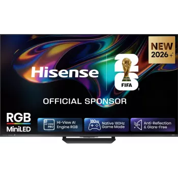 Hisense 75UR8DS 75 inch 4K ULED Mini LED Google TV met Dolby Vision IQ, 120Hz, 1008 local dimming zones, 60W Dolby Atmos