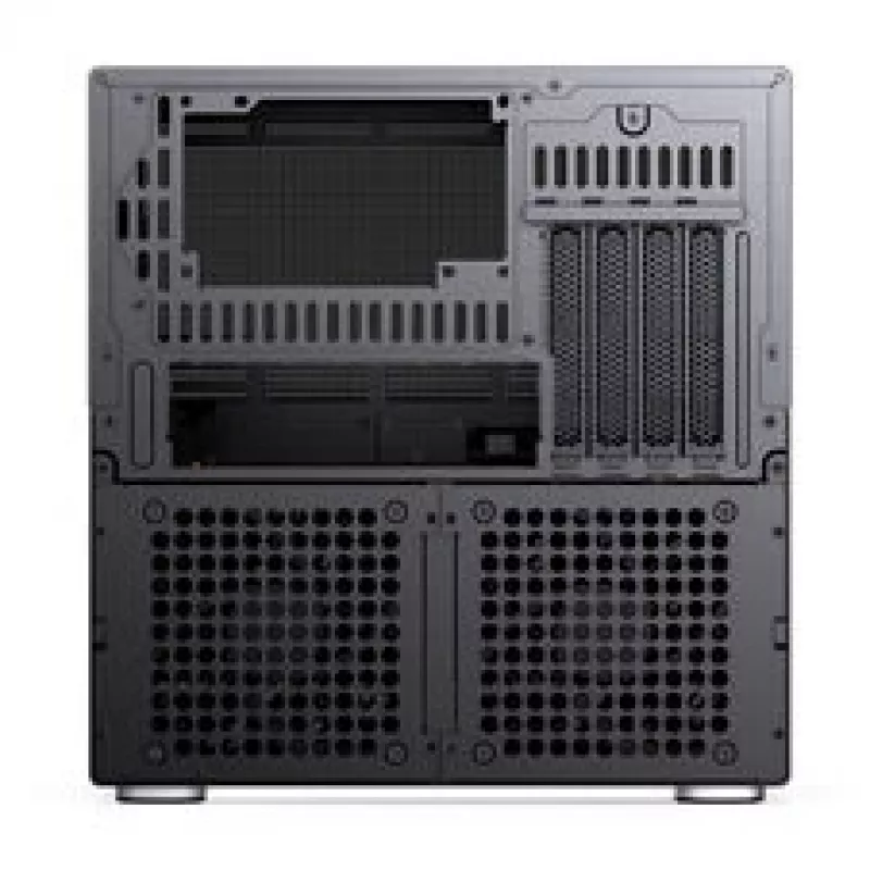 Jonsbo N6 NAS-kubusbehuizing, Micro-ATX, staal/mesh, zwart