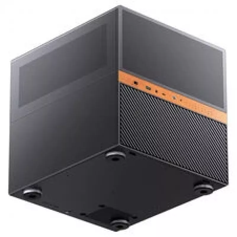 Jonsbo N6 NAS-kubusbehuizing, Micro-ATX, staal/mesh, zwart