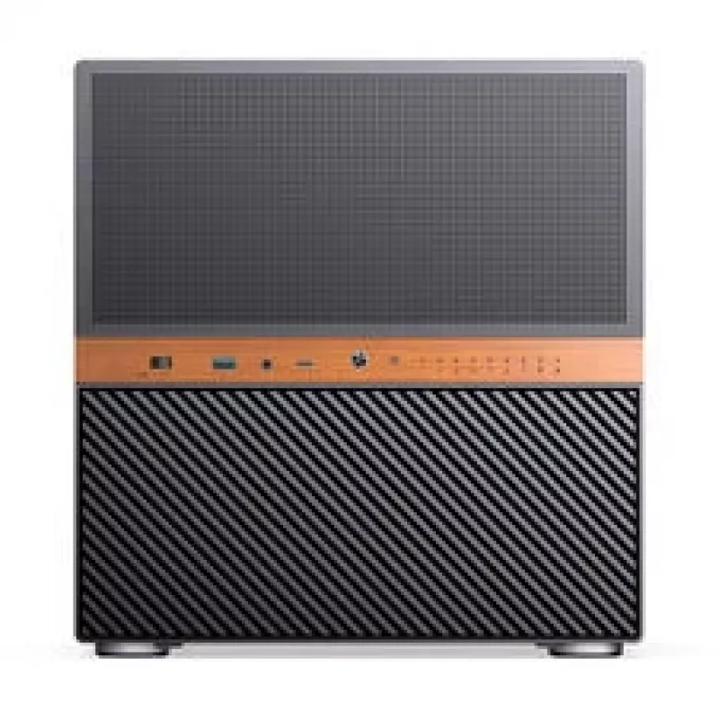 Jonsbo N6 NAS-kubusbehuizing, Micro-ATX, staal/mesh, zwart