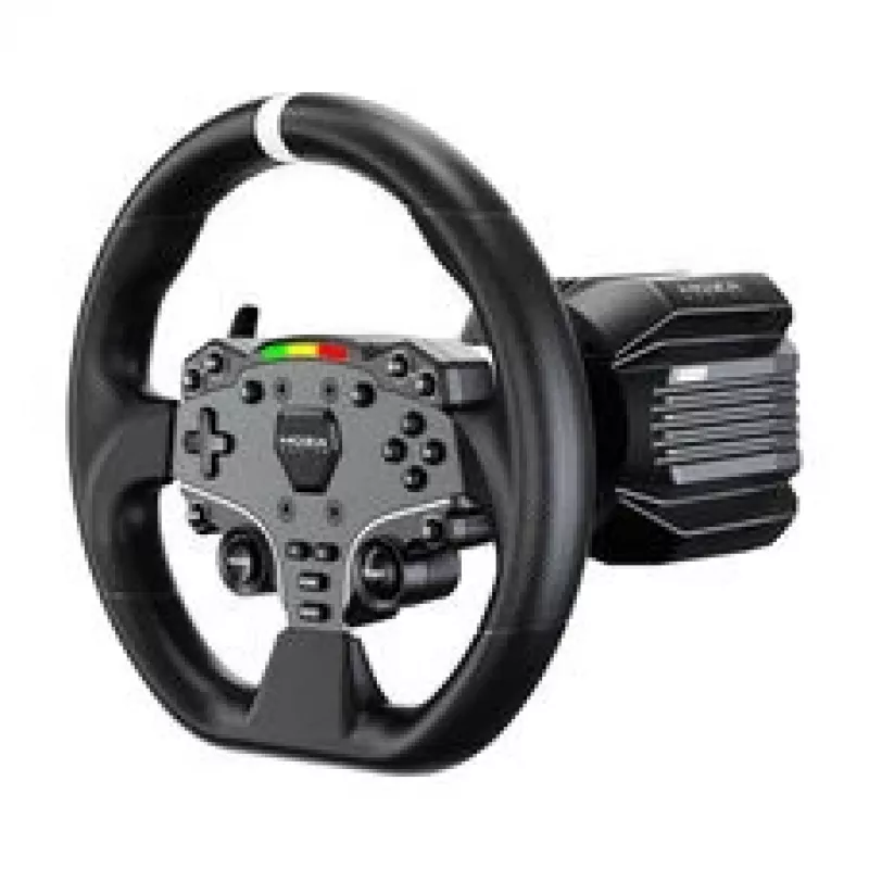 MOZA R5 Pro Racing Simulator - 5,5 Nm Direct Drive wheelbase, 11-inch lederen stuurwiel, 2-pedaalset