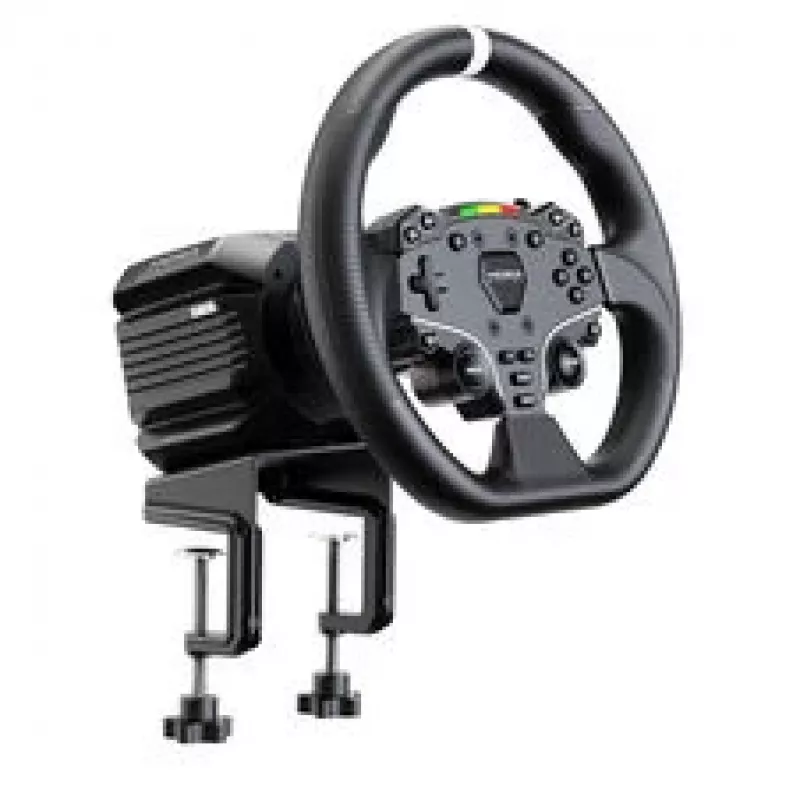 MOZA R5 Pro Racing Simulator - 5,5 Nm Direct Drive wheelbase, 11-inch lederen stuurwiel, 2-pedaalset