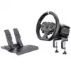 MOZA R5 Pro Racing Simulator - 5,5 Nm Direct Drive wheelbase, 11-inch lederen stuurwiel, 2-pedaalset