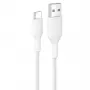 Belkin BOOSTCHARGE gevlochten USB-C naar USB-A kabel 2m wit