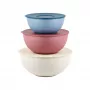 Guzzini EVERYWHERE BIO set van 3 schalen met deksels, diverse kleuren