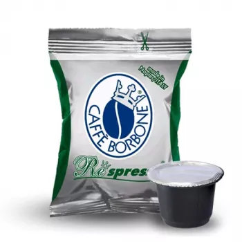 Caffè Borbone Respresso cafeïnevrije koffiecapsules, Nespresso-compatibel, 50 stuks, elk 5 g