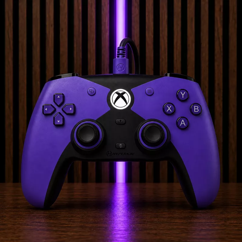 Hyperkin Competitor bedrade controller voor Xbox Series X|S, Xbox One & PC - paars