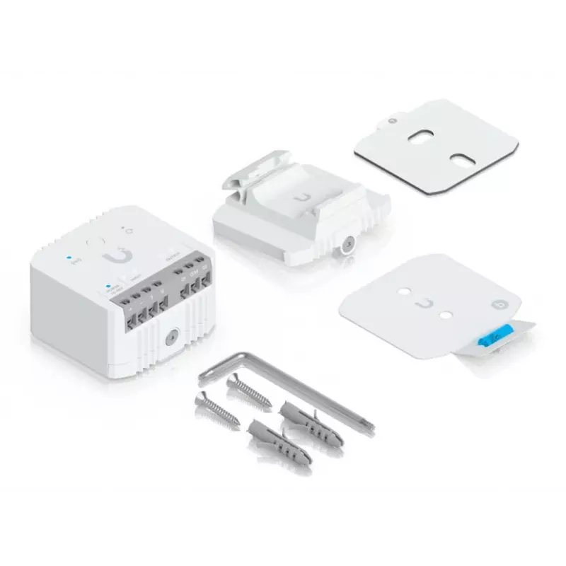 Ubiquiti SuperLink Relay USL-Relay - netwerkautomatisering droogcontactrelais, PoE/USB-C, UniFi beheerd