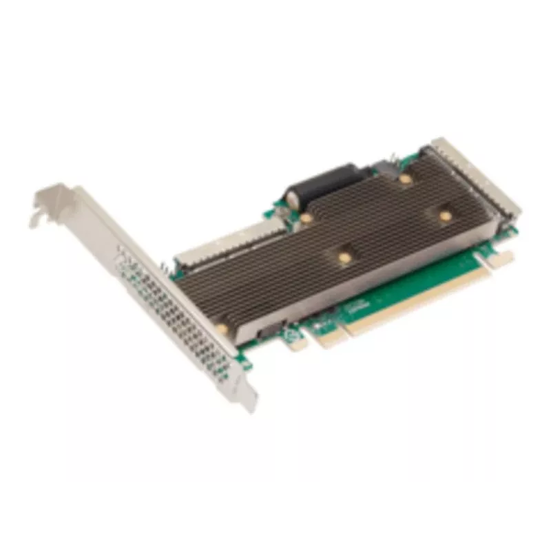 Broadcom MegaRAID 9760W-32i PCIe 5.0 x16 NVMe/SAS RAID-controller, 32 interne poorten, 8GB cache, low-profile