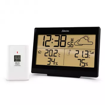 Alecto WS-2300 draadloos weerstation met multisensor, zwart