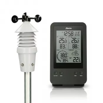 Alecto WS-3400 professioneel weerstation met draadloze 5-in-1-sensor