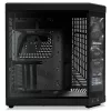HYTE Y70 Touch Black Mid Tower behuizing met panorama-temperglas en 14,1 inch touchscreen, ATX/E-ATX, verticale GPU-houder