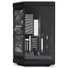 HYTE Y70 Touch Black Mid Tower behuizing met panorama-temperglas en 14,1 inch touchscreen, ATX/E-ATX, verticale GPU-houder
