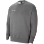Nike Park 20 fleece crew sweatshirt donkergrijs melange wit swoosh S