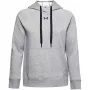 Under Armour dames Rival Fleece hoodie mod grijs/wit