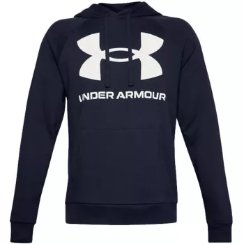 Under Armour heren Rival Fleece Big Logo HD hoodie marineblauw 1357093 410