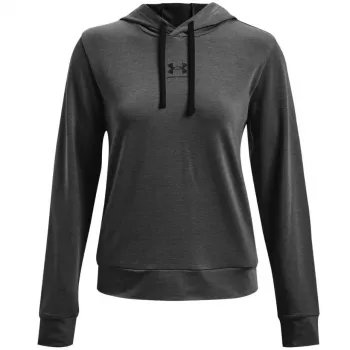 Under Armour heren Rival Terry hoodie Graphite Medium Heather / zwart 1369855-010