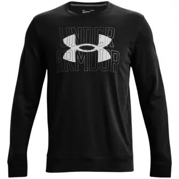 Under Armour UA Rival Terry Logo Crew herensweatshirt zwart 1370391 001