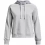Under Armour dames Rival Fleece Colourblock hoodie mod grijs/wit