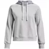 Under Armour dames Rival Fleece Colourblock hoodie mod grijs/wit