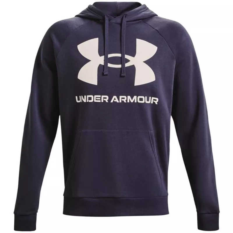 Under Armour heren Rival Fleece Big Logo HD sweatshirt paars 1357093 558