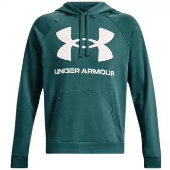 Under Armour heren Rival Fleece Big Logo hoodie Marine OD Green