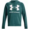 Under Armour heren Rival Fleece Big Logo hoodie Marine OD Green