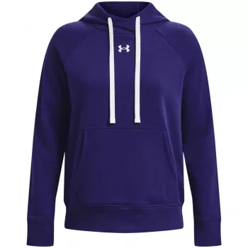 Under Armour dames Rival Fleece HB hoodie Midnight Navy/wit