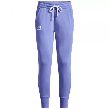 Under Armour Rival Fleece broek voor dames Cosmic Purple / wit XS
