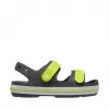 Crocs Crocband Cruiser kindersandalen grafiet geel maat 32-33