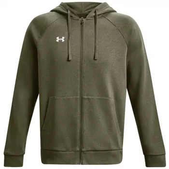 Under Armour heren Rival Fleece full-zip hoodie khaki 1379767 390