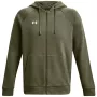 Under Armour heren Rival Fleece full-zip hoodie khaki 1379767 390
