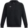 Under Armour heren Rival Fleece full-zip hoodie zwart 1379767 001