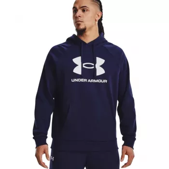 Under Armour Rival Fleece Logo HD heren sweatshirt Navy Blue 1379758 410 XL