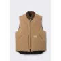 Carhartt Heren V01 Firm Duck geïsoleerd vest, Carhartt bruin