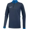 Nike Dri-FIT Academy 25 drill top kinderen midnight navy/wit XL