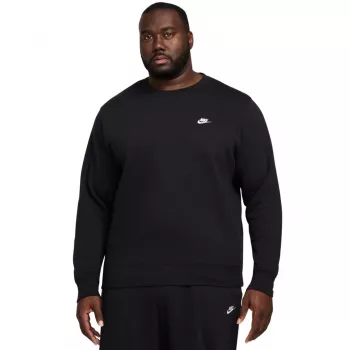 Nike Club Fleece heren pullover hoodie zwart XL