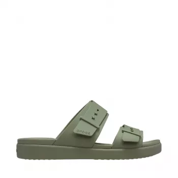 Crocs Brooklyn Buckle Low dames plateausandalen groen 211215 3BX 38-39